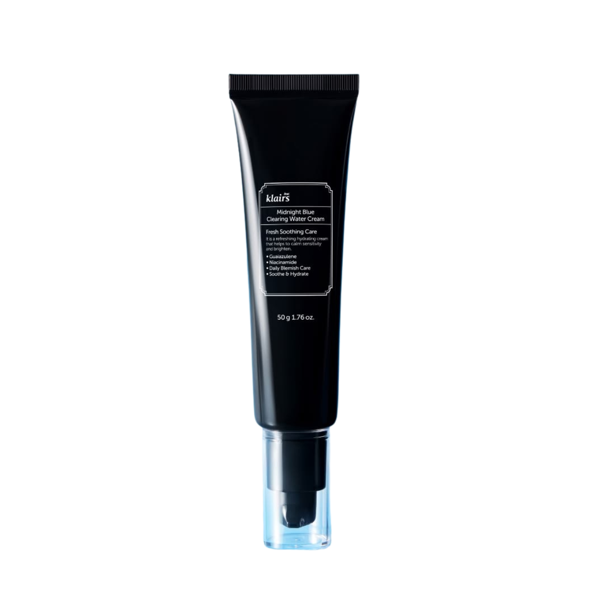 Dear Klairs Midnight Blue Clearing Water Cream 50g - Crema Gel Hidratante para Piel Grasa y Acné