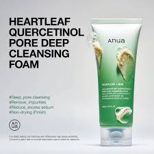 ANUA Heartleaf Quercetinol Pore Deep Cleansing Foam 150ml - Espuma Limpiadora con Ácido Salicílico