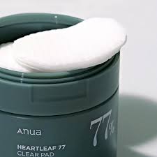 ANUA Heartleaf 77 Clear Pad 70 Pads - Exfoliante Químico y Físico con Heartleaf 77%