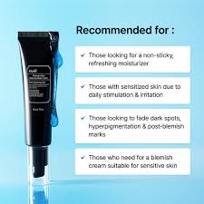 Dear Klairs Midnight Blue Clearing Water Cream 50g - Crema Gel Hidratante para Piel Grasa y Acné