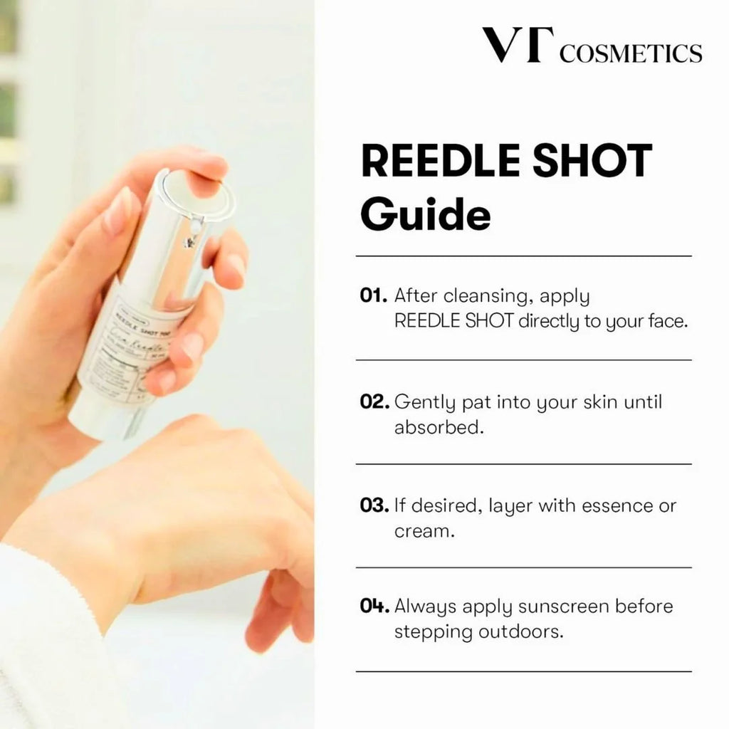 VT COSMETICS Reedle Shot 300 Essence 50ml - Esencia con Microagujas Cica Reedle